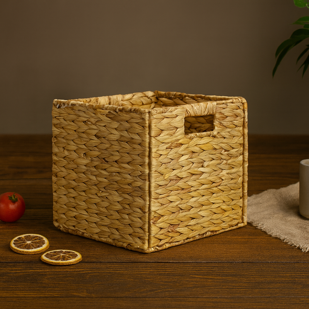 Large Water Hyacinth Basket – Solmerea