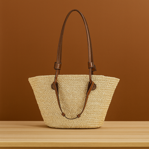 Classic Straw Tote