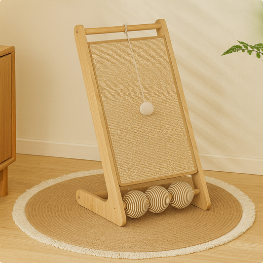 Wooden Sisal Scratching Board