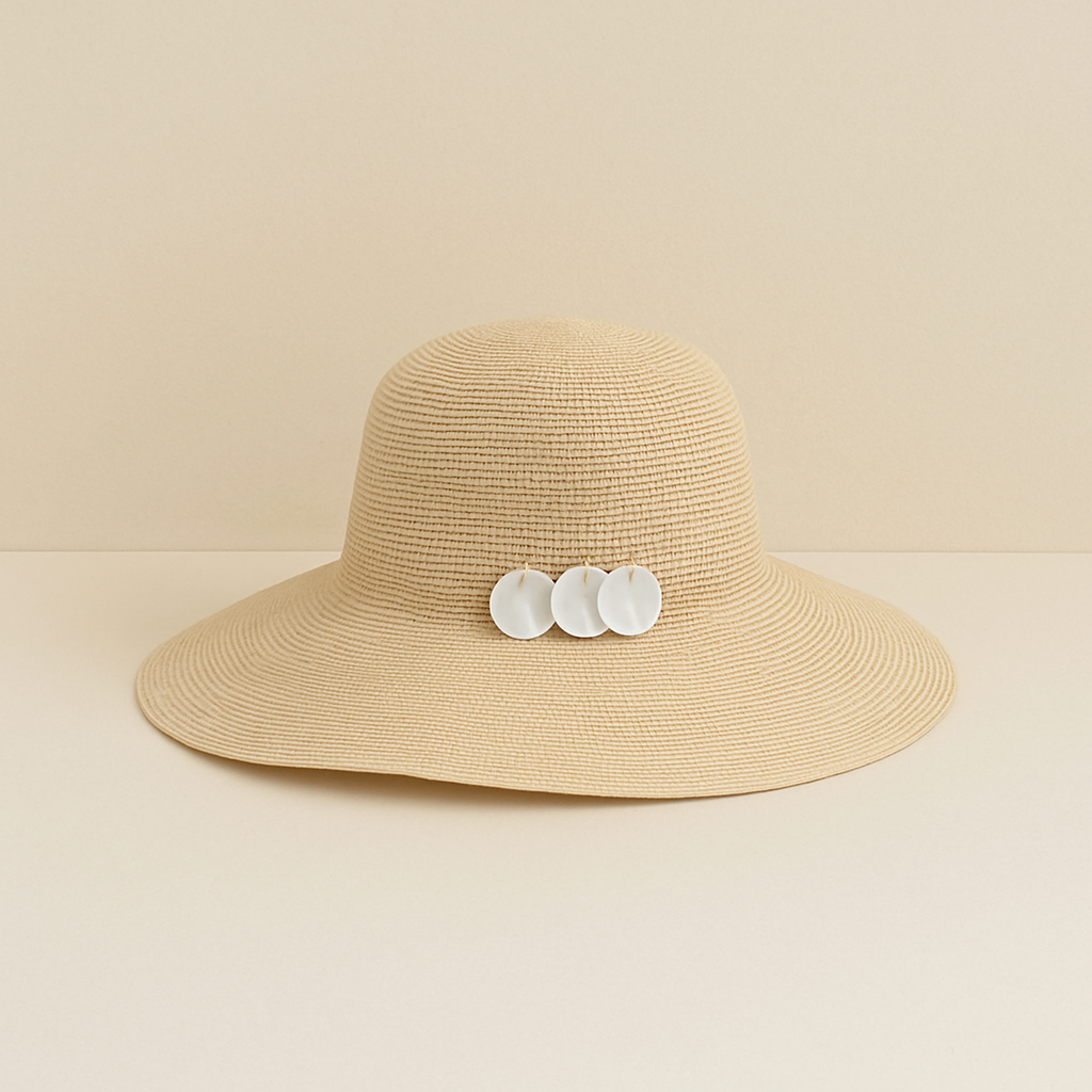 Foldable Raffia Sun Hat