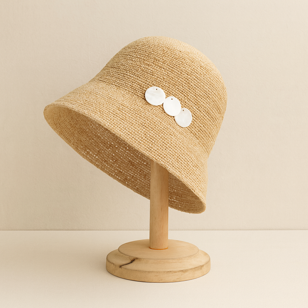 Foldable Raffia Sun Hat