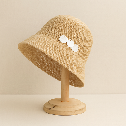 Foldable Raffia Sun Hat