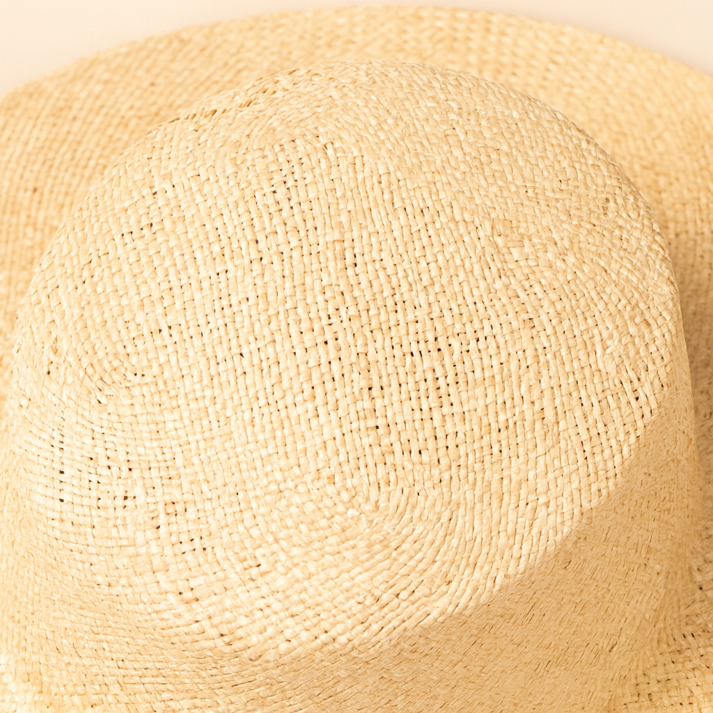 Structured Bao Straw Hat