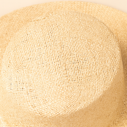 Structured Bao Straw Hat