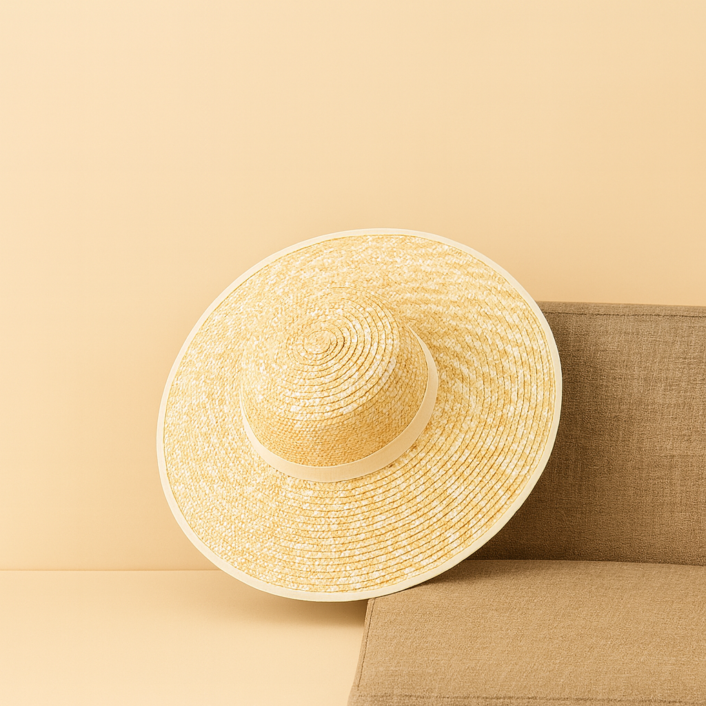 Wheat Straw Sun Hat