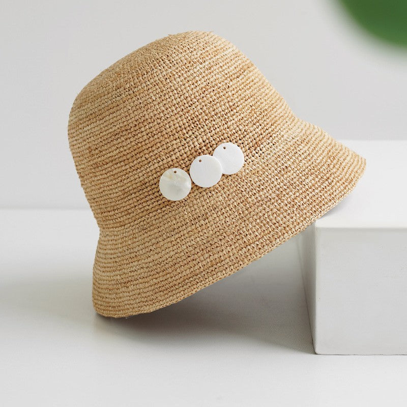 Foldable Raffia Sun Hat