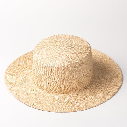 Structured Bao Straw Hat