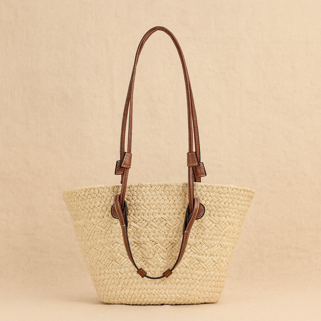 Classic Straw Tote