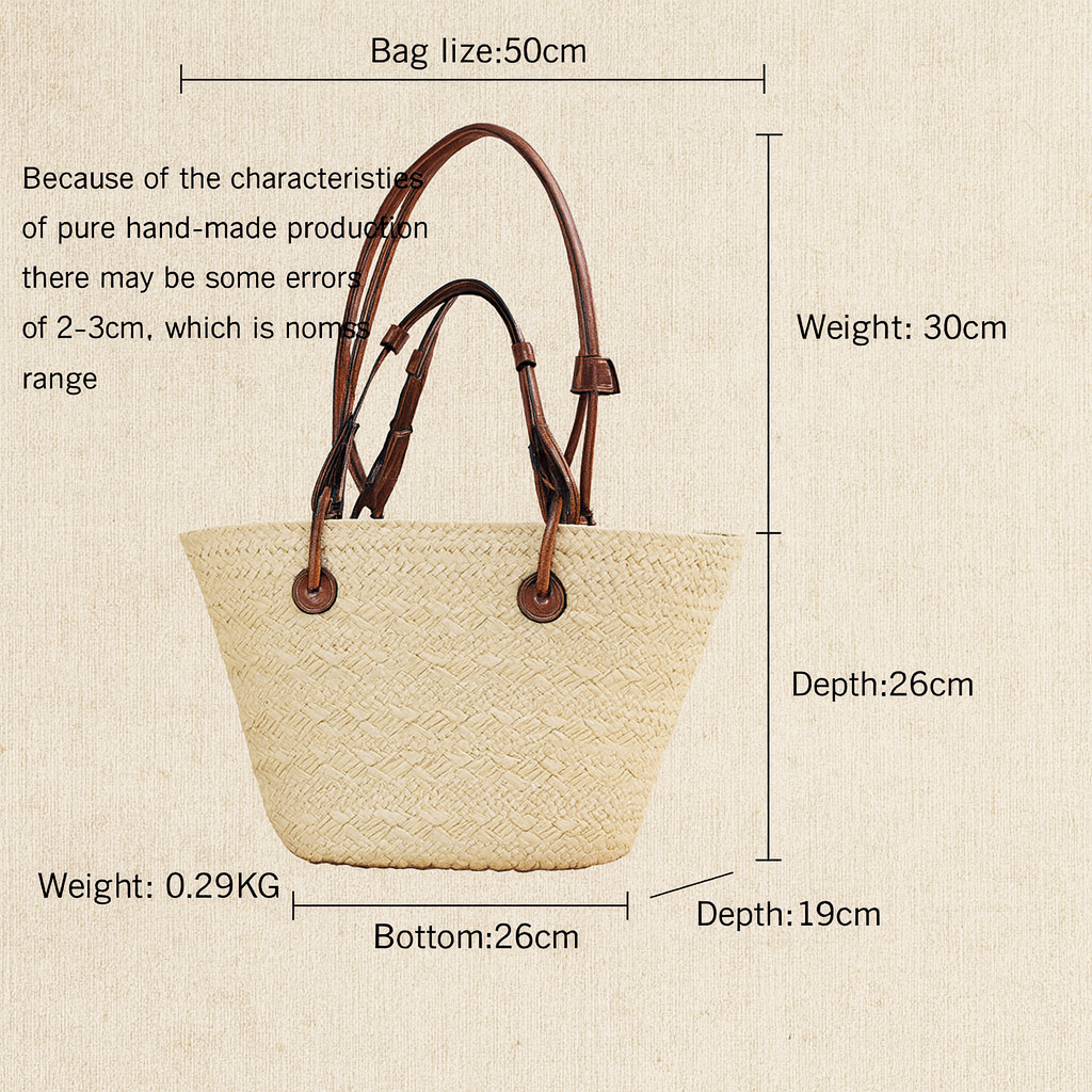 Classic Straw Tote