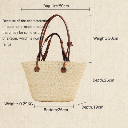Classic Straw Tote
