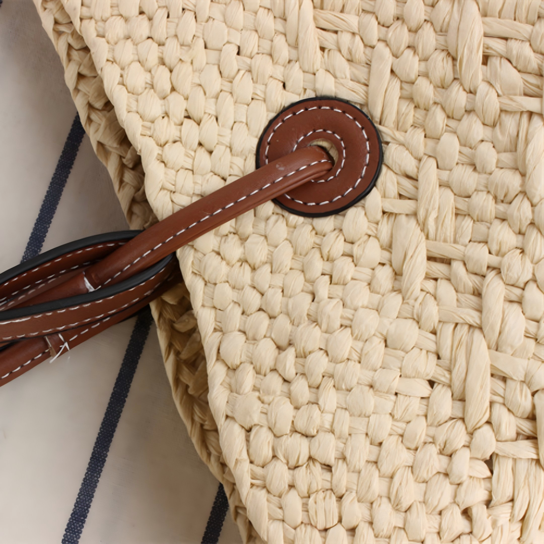 Classic Straw Tote
