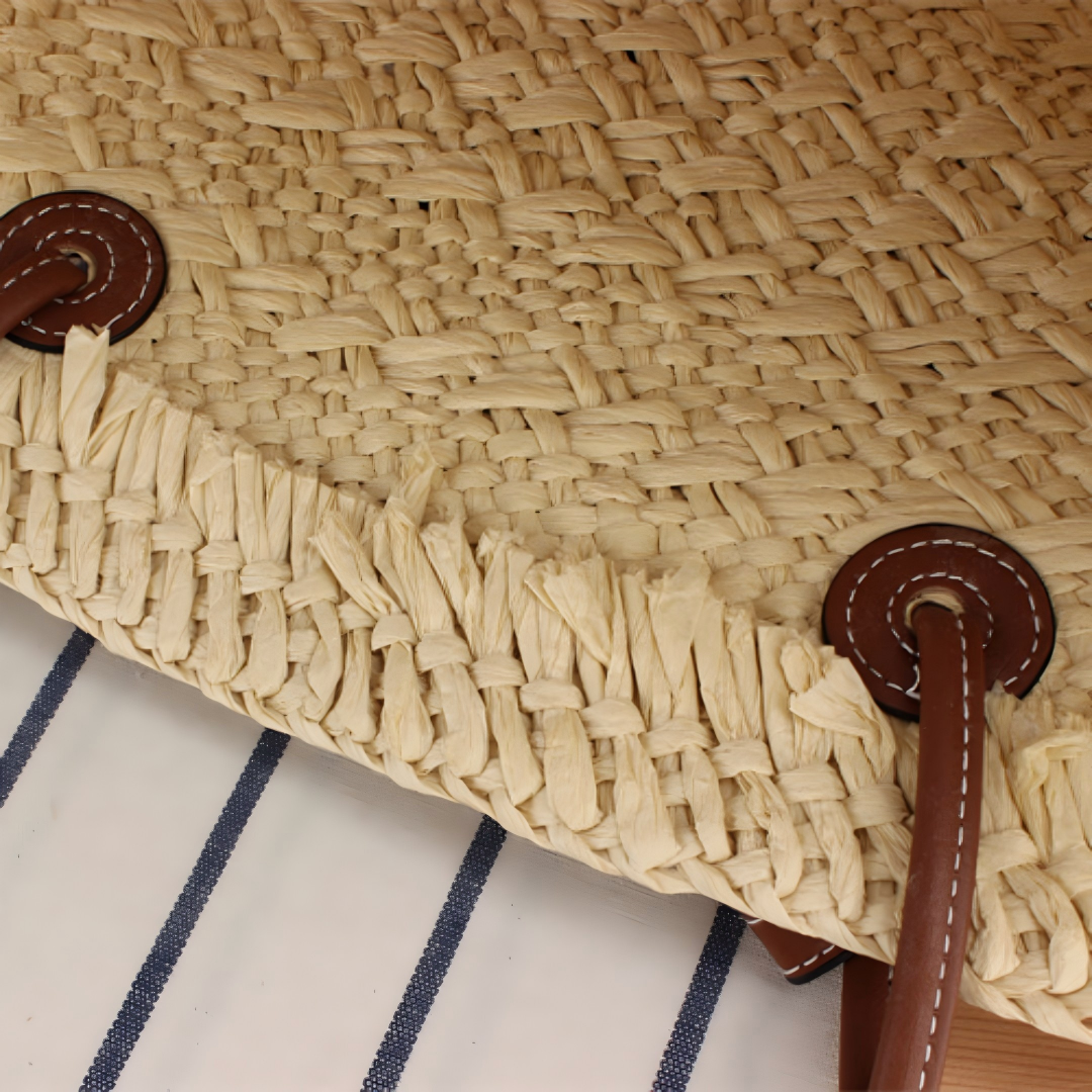 Classic Straw Tote